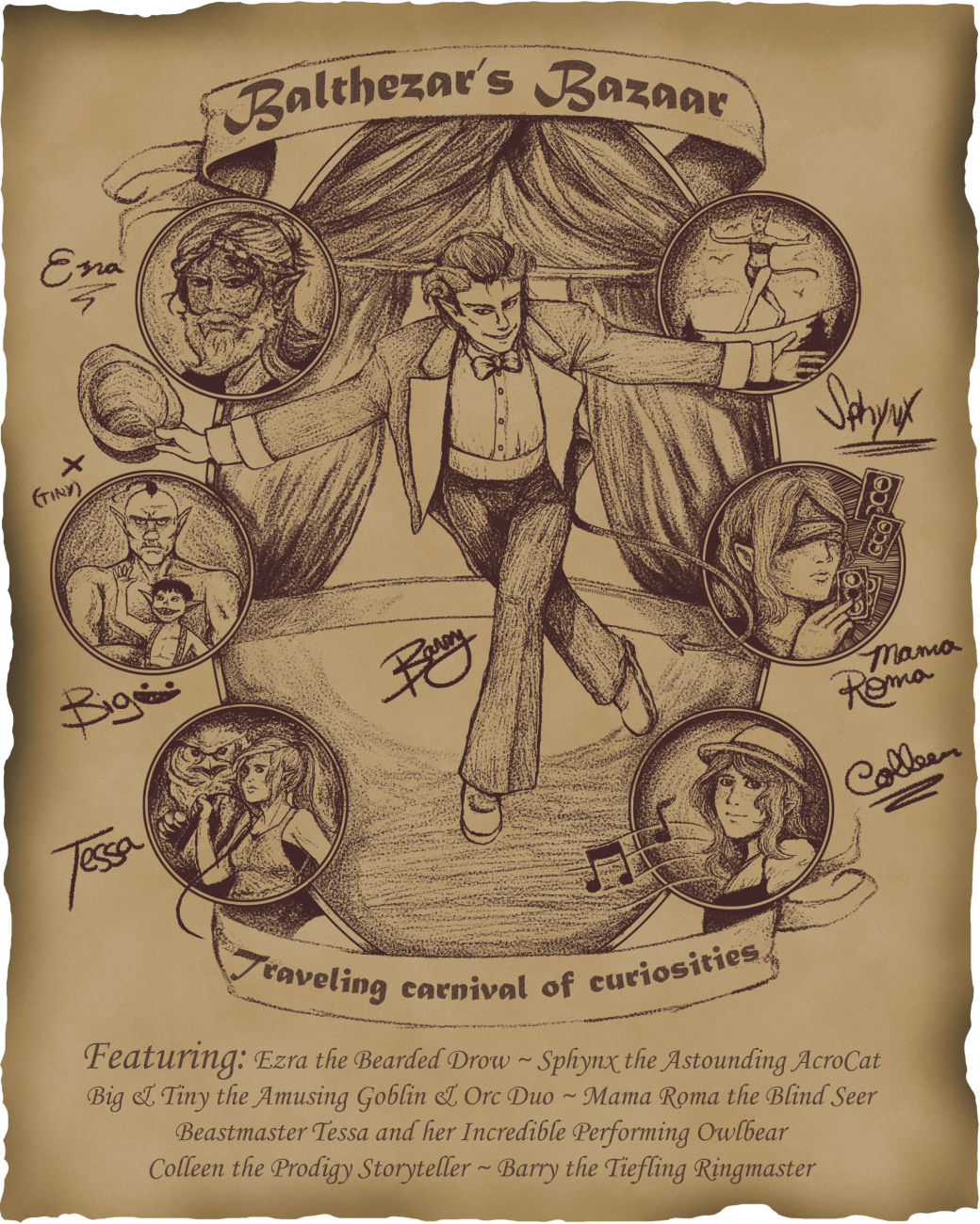 Colleen's Circus Poster